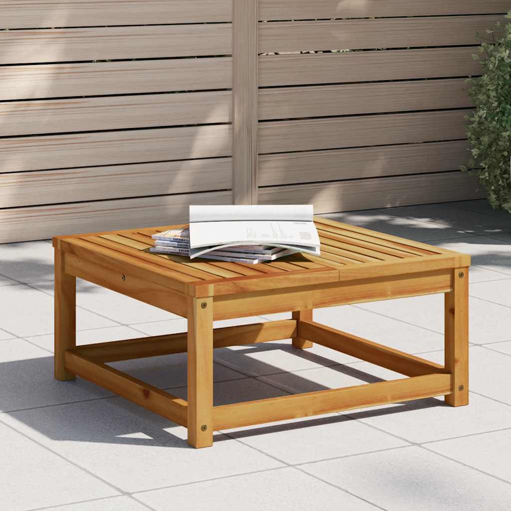 Table de jardin - Table Extérieure - Table De Patio 63x63x30 cm bois d'acacia solide D96T62 - 2