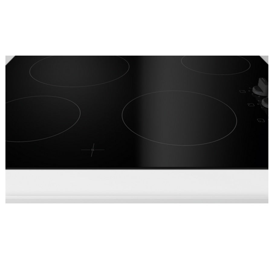Plaque De Cuisson Électrique Bosch 3 Feux - 6600W Noir - Série 2 60cm