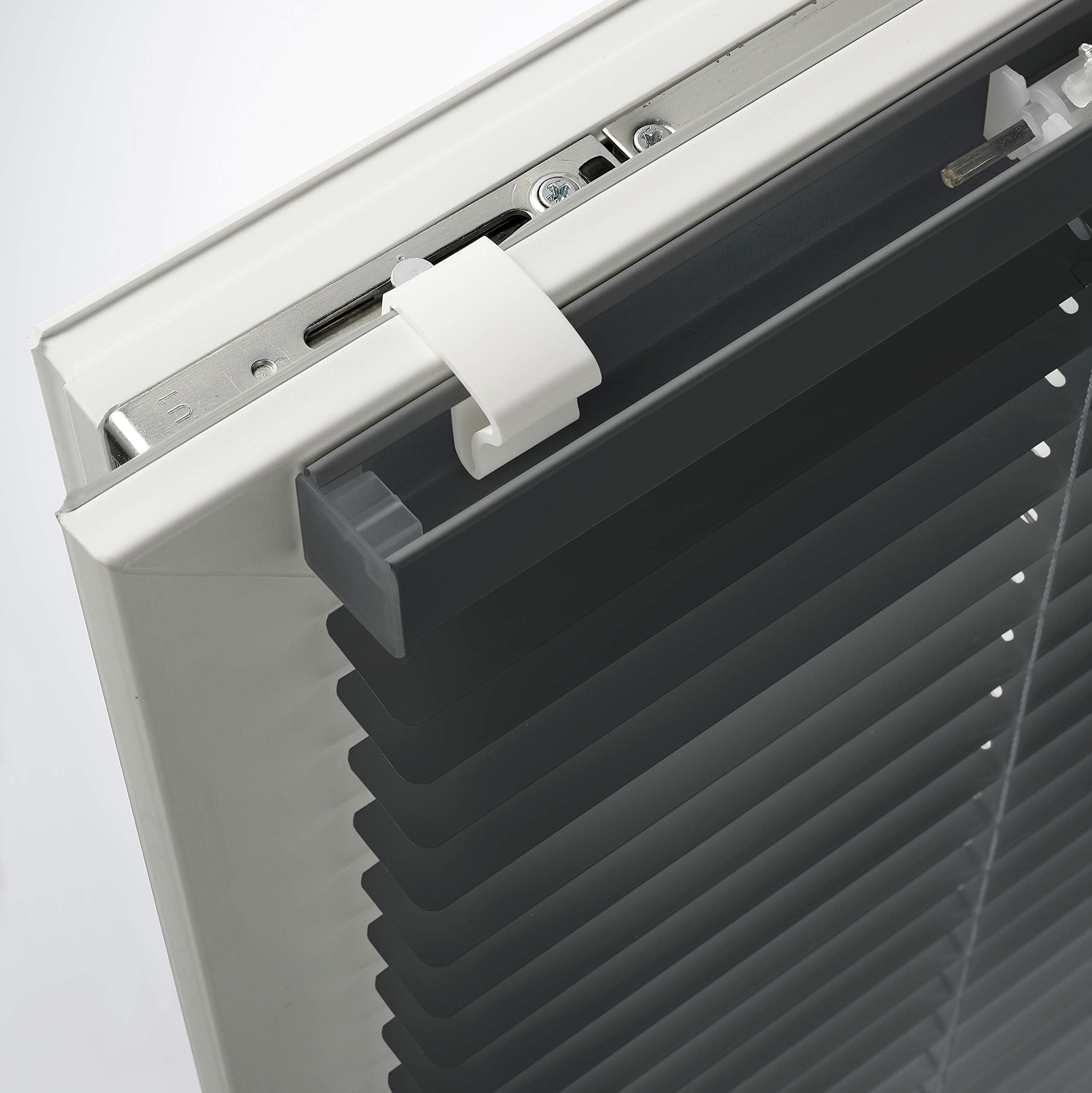 Deco Company, Veneziana in Alluminio, Montaggio a soffitto, Grigio Ardesia, 155 x 175 cm, (23-3128) - 4