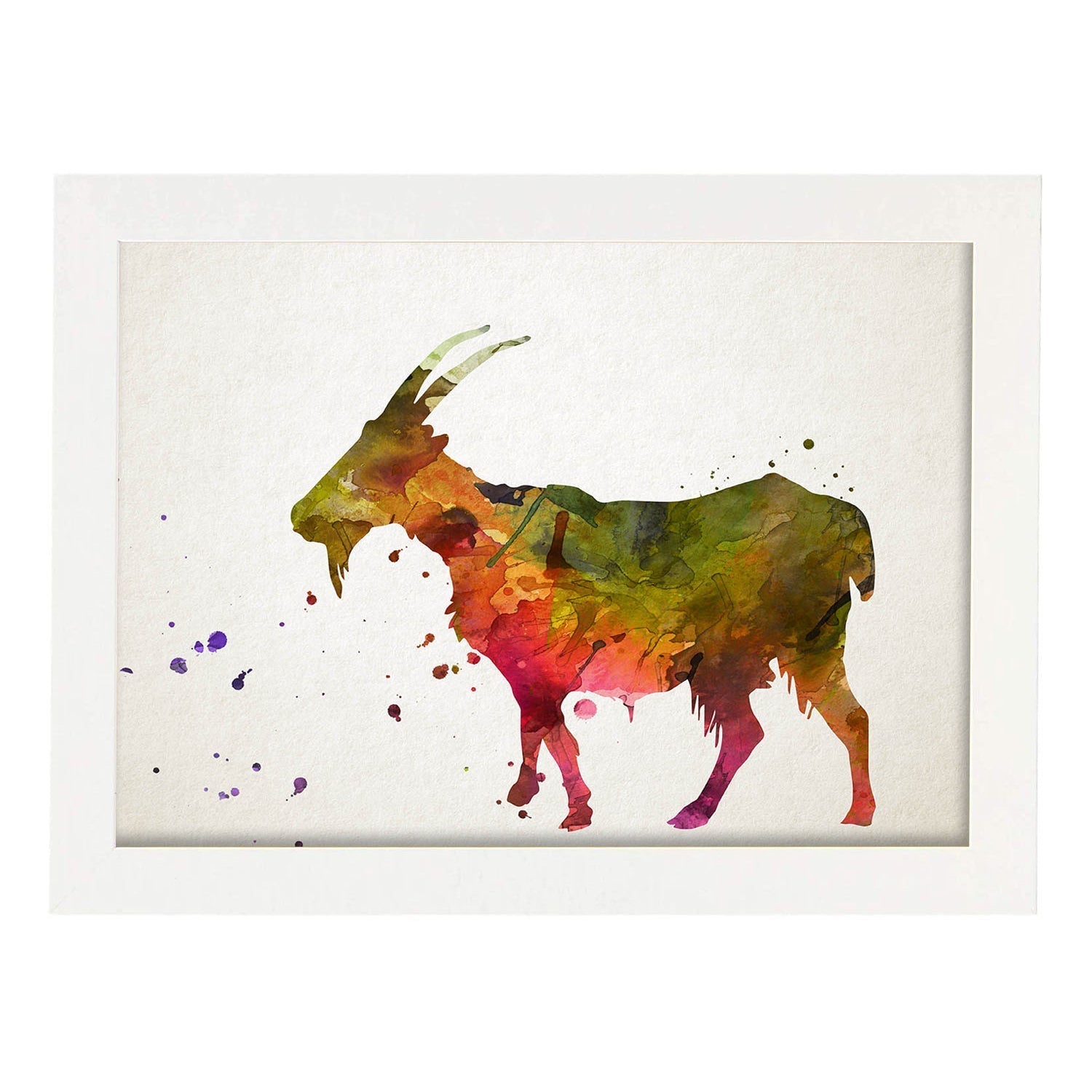 Figurine Chèvre Vintage En Laiton Massif | Décoration Intérieure Animalière Style Rétro Solide