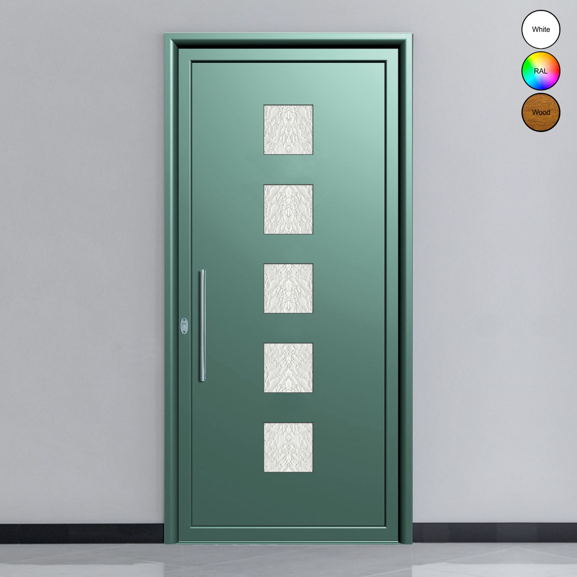 Sky Vision Ideal 65 De Aluminio Satélite Espejo Claro Ral 7035 (40 Mm