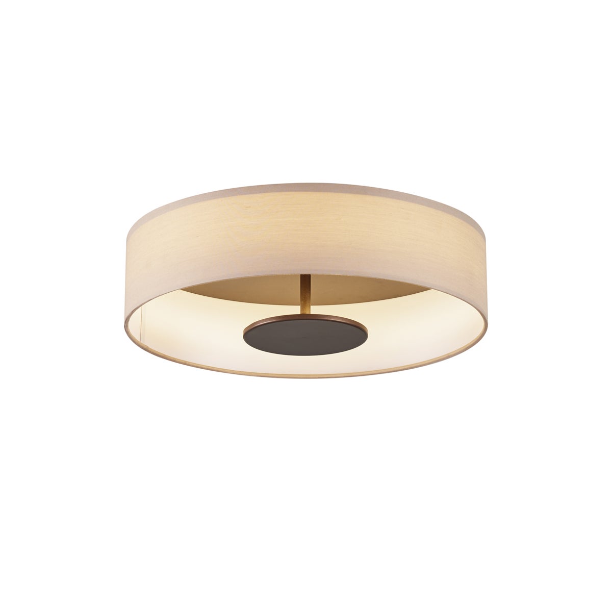 Qazqa nowoczesny plafon - Bredow - biały, okrągły, led zintegrowana 10.5w zestawie, Integrated led, 3000k, ciepła biel