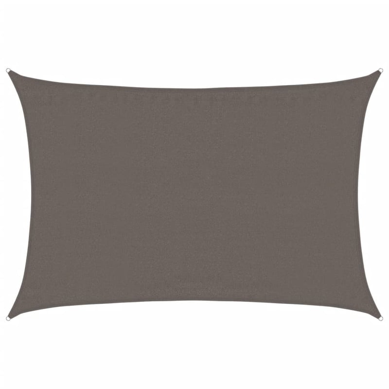 Żagiel przeciwsłoneczny antracytowy 160 g/m² 3,5 x 5 m HDPE