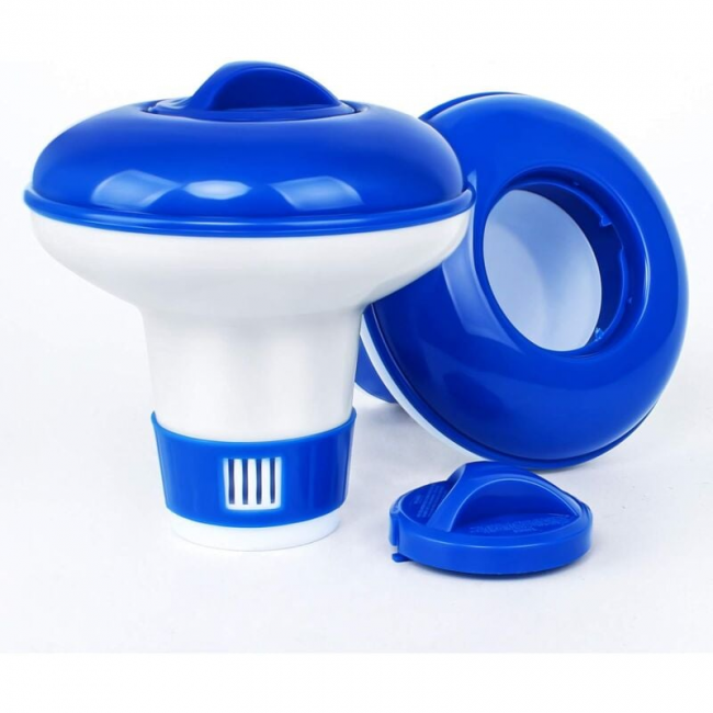 Pływak dozujący 2-częściowy, pływak dozujący chlor, dozownik do basenu, automatyczny pływak do chemikaliów