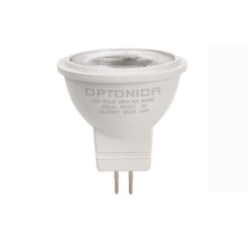 Ampoule LED GU4 / MR11 3W 12V - Unité / Blanc Neutre 4000K - 5500K - SILUMEN - 7