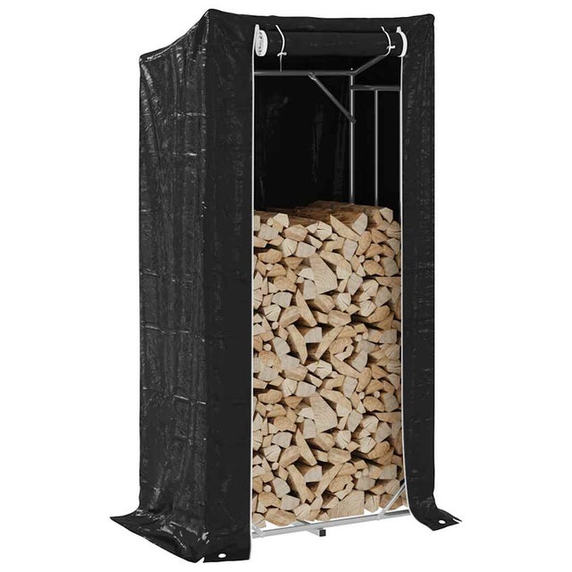 Copertura per legna da ardere da esterno in Oxford 210D, impermeabile, con protezione UV, per riporre la legna da ardere all'aperto, 122x61x107cm | Leroy Merlin