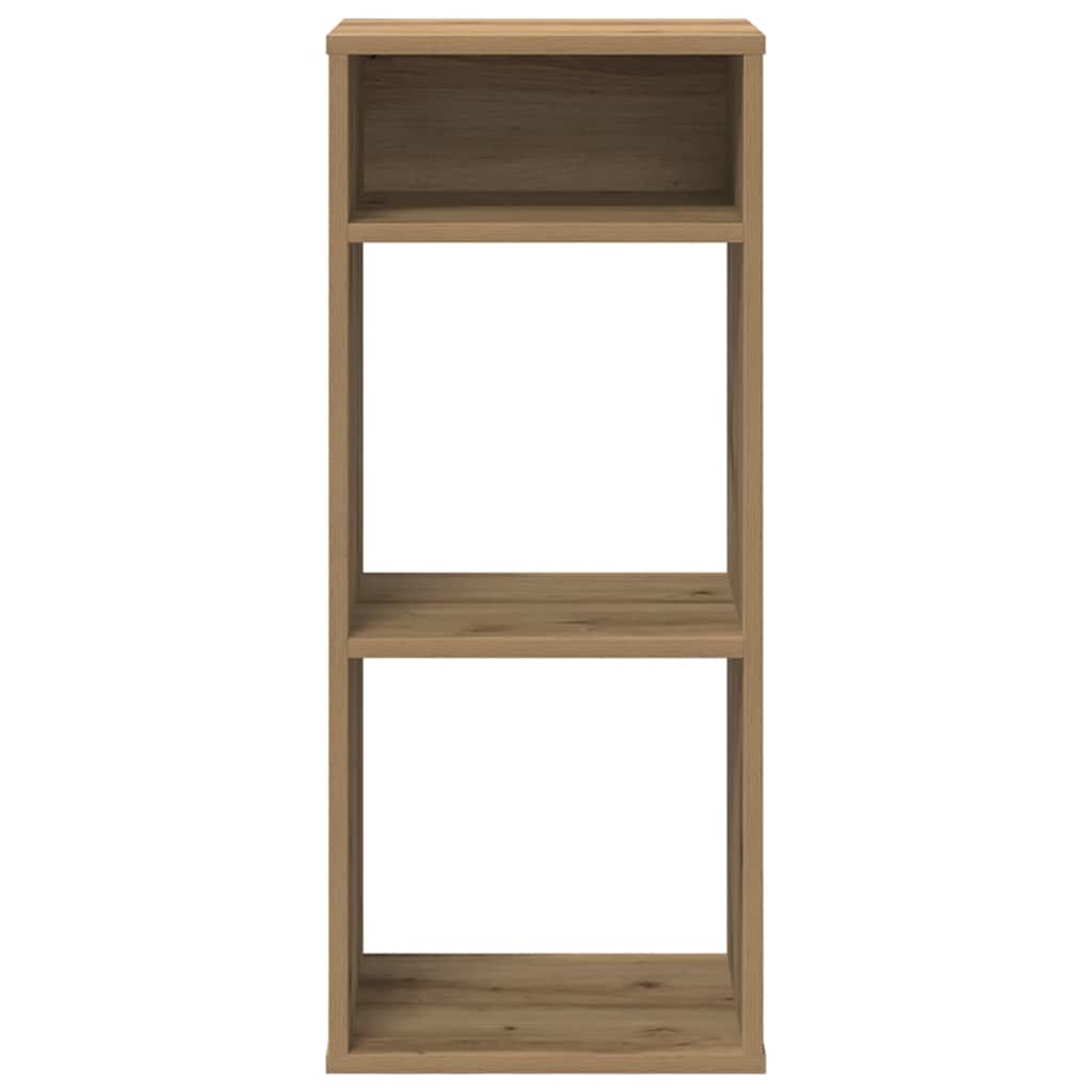 Bibliothèque | Armoire de livres | Meuble de Rangement chêne artisanal 34x31x80 cm bois d'ingénierie CFW166753 - 4