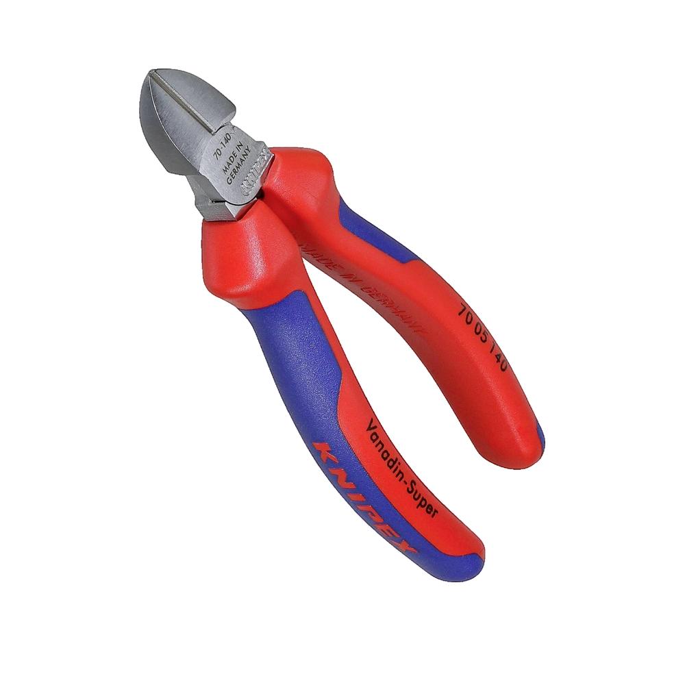 Obcinaczki Knipex z chromowaną główką i ergonomicznymi uchwytami
