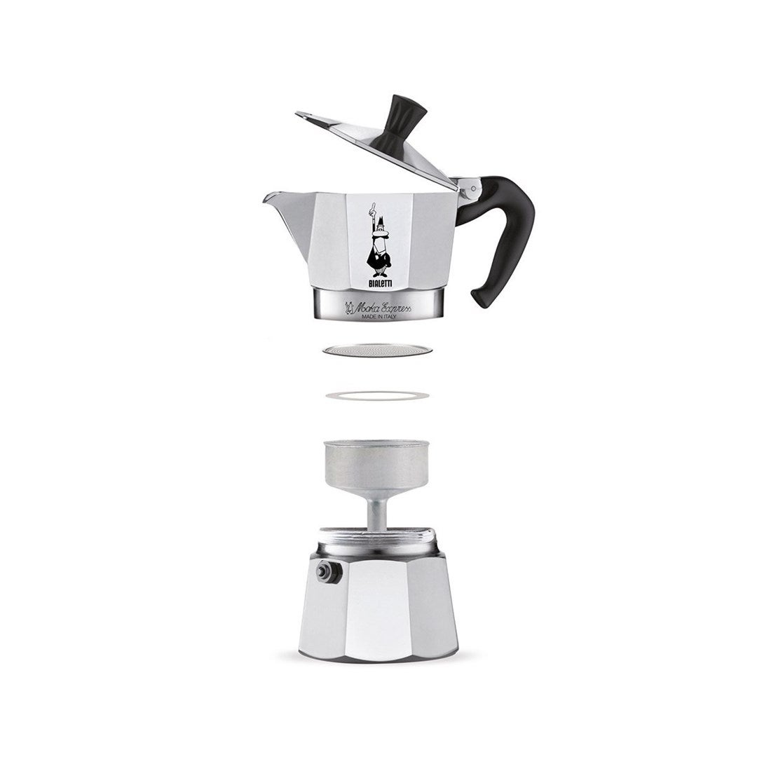 Cafetière italienne BIALETTI Moka express Silver 6 tasses expresso - 5