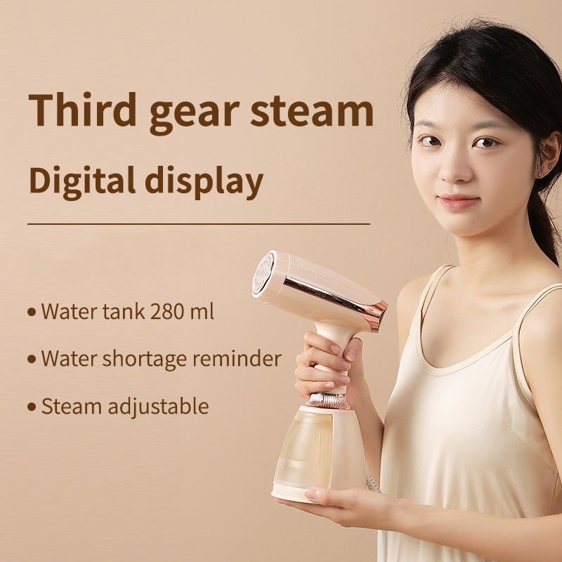 Dfroisseur  vapeur portable 3 niveaux, 280ml, cran digital, fer   repasser sur cintre/plat, EU plugor | Leroy Merlin