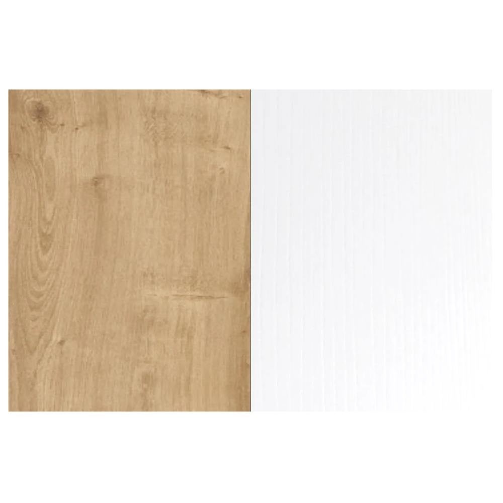 Parete attrezzata Kombat 260 colore rovere bianco - 3