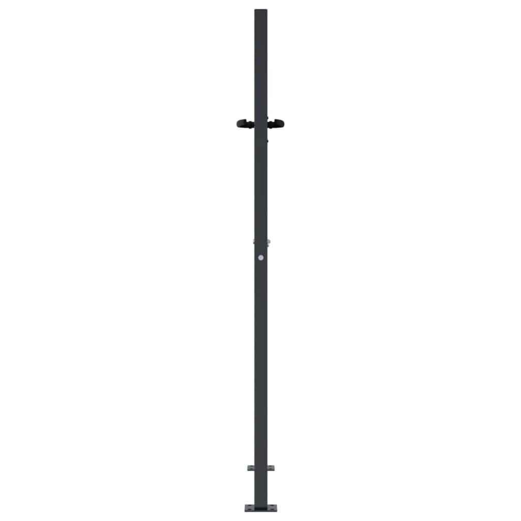vidaXL Portail de jardin anthracite 100x125 cm acier conception d'arbre - 4