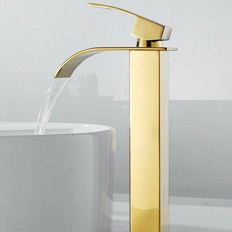 Mitigeur Lavabo Eau Froide – Robinet Compact Inox 304 Pour WC, Salle De Bain Invités, Avec Tuyau 60 Cm Et Cartouche Céramique