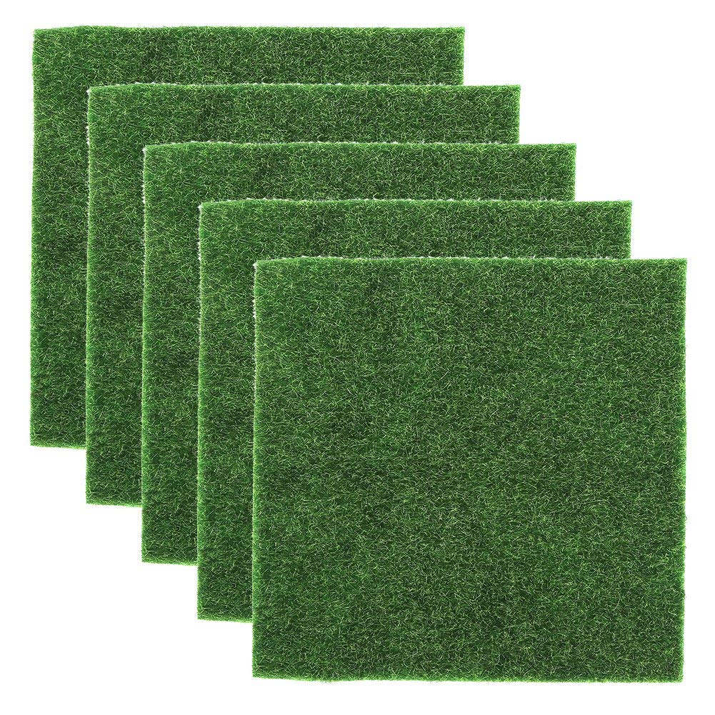 Lot De 4 Tapis De Gazon Artificiel Pour Pelouse, Décoration De Paysage Miniature A Faire Soi Meme 94995070