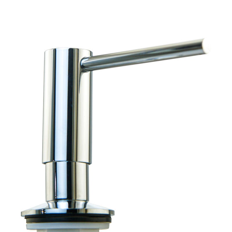 Dozownik mydła z obrotową wylewką 360° – dozownik mydła w płynie z górnym napełnianiem do zlewu kuchennego – dozownik mydła w płynie ze stali nierdzew