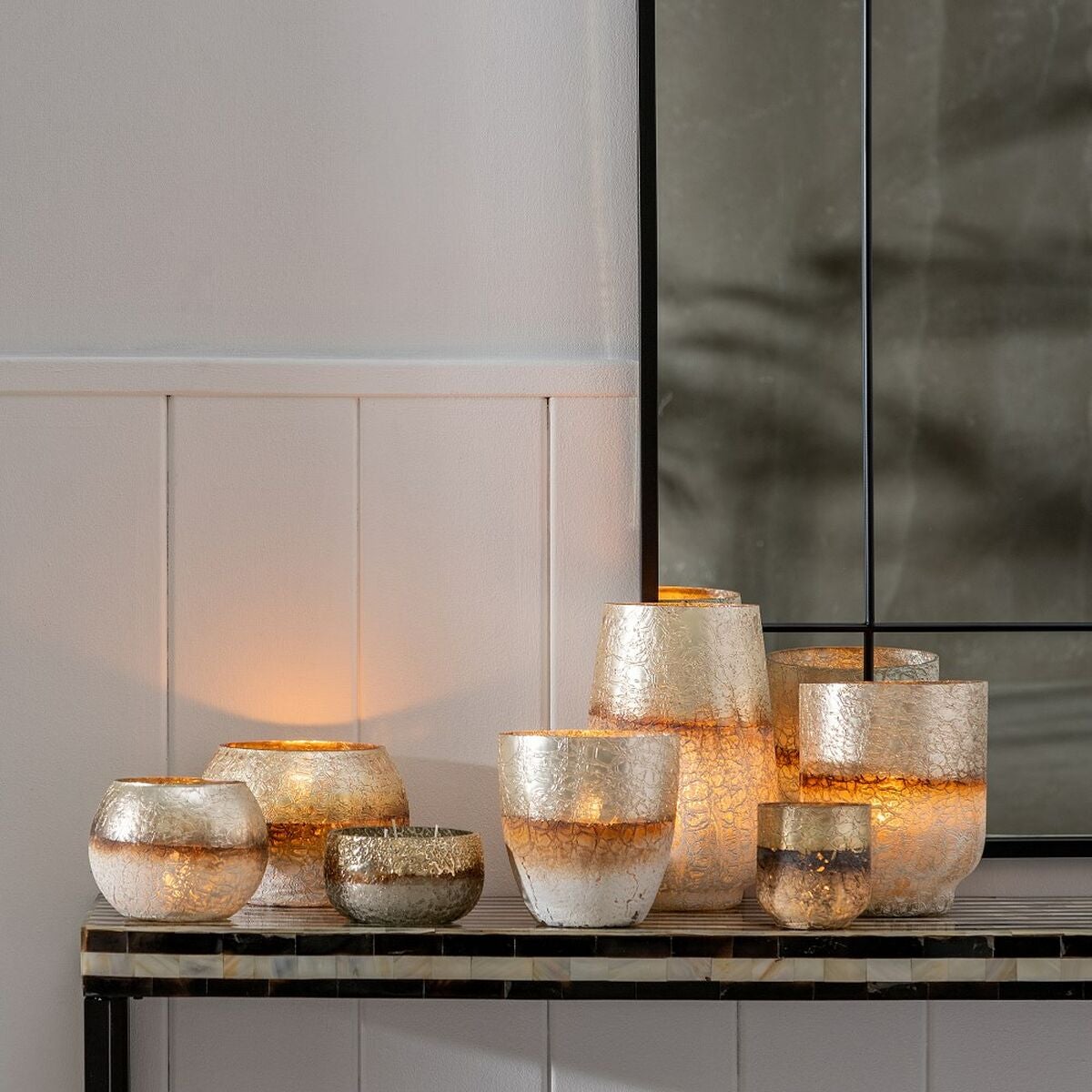 Portavelas De Vidrio Gilde Dreamlight: Añade Magia Invernal A Tu Hogar (8 Cm)