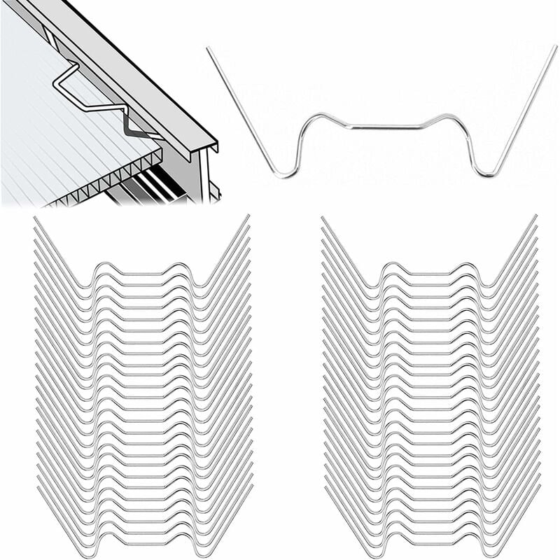 ITROLLE Clip a spirale per serra, 25 pezzi, ganci verdi per serra, ganci per piante, clip di fissaggio per serra