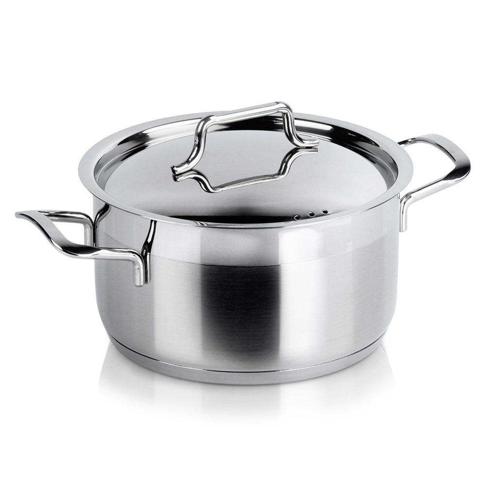 Garnek stalowy z pokrywką ANETT 16 cm, 1,9 l