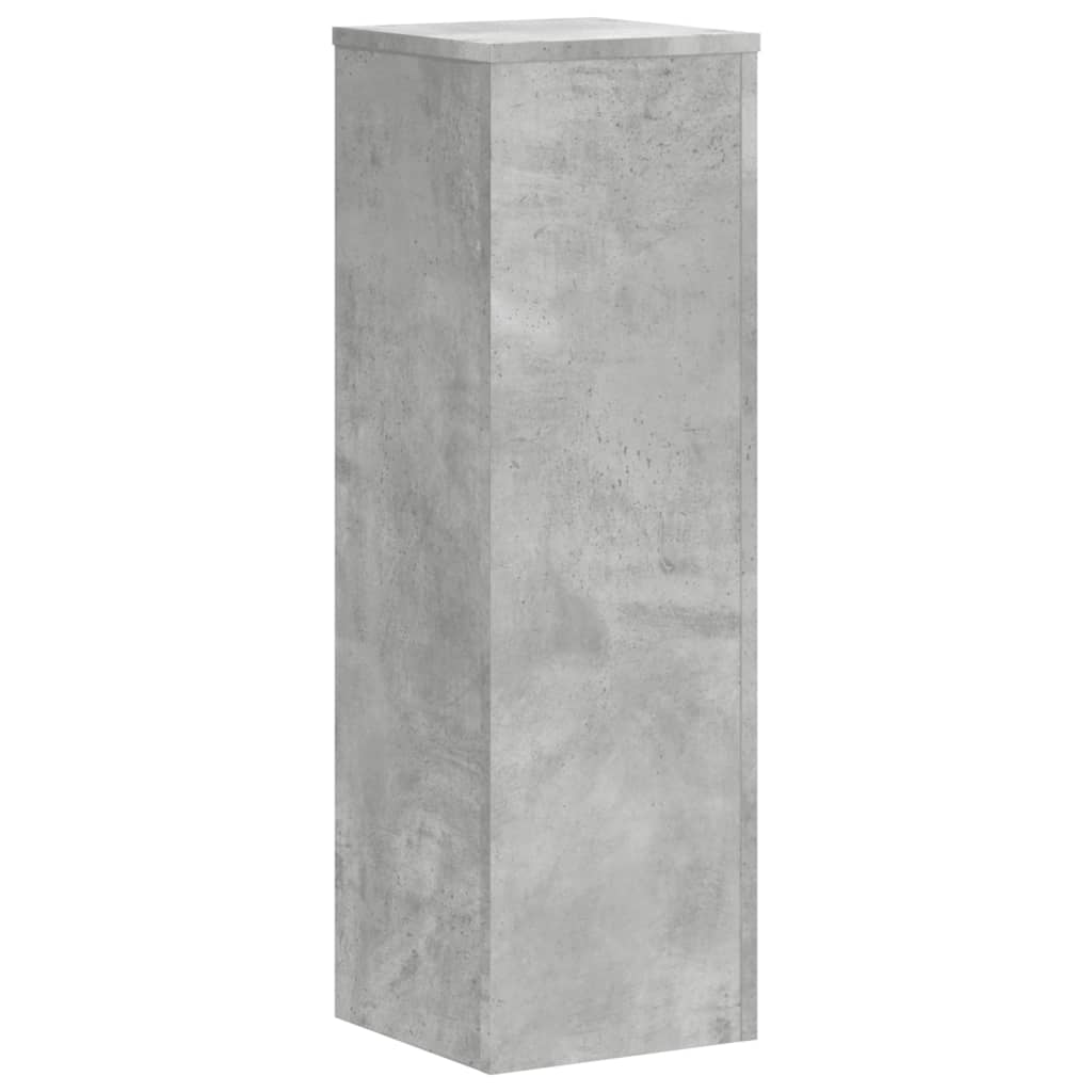 Supports pour plantes, 2 pièces, gris béton, 25 x 25 x 80 cm - 3