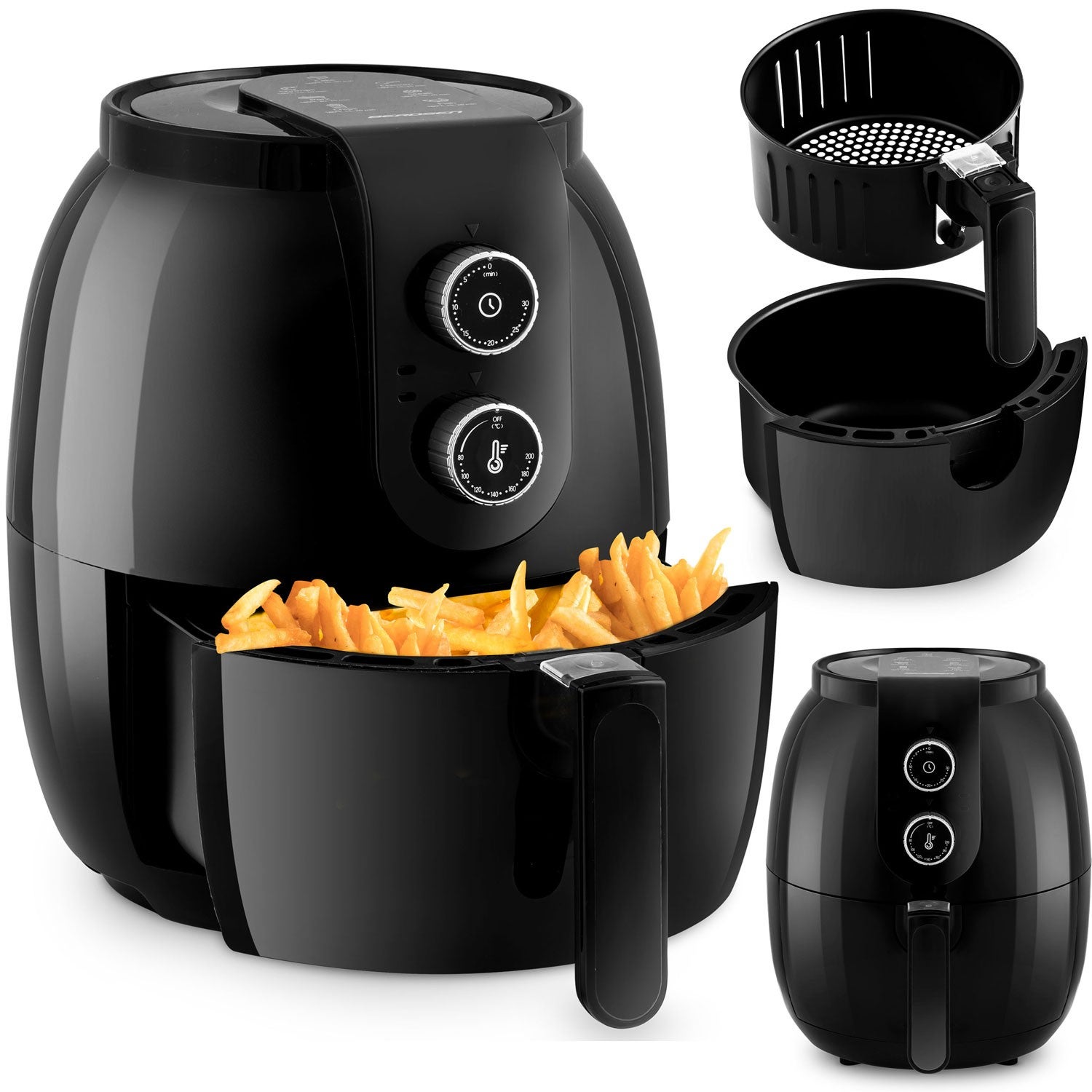 Frytkownica beztłuszczowa Berdsen 3.6l mocna air fryer BD-650