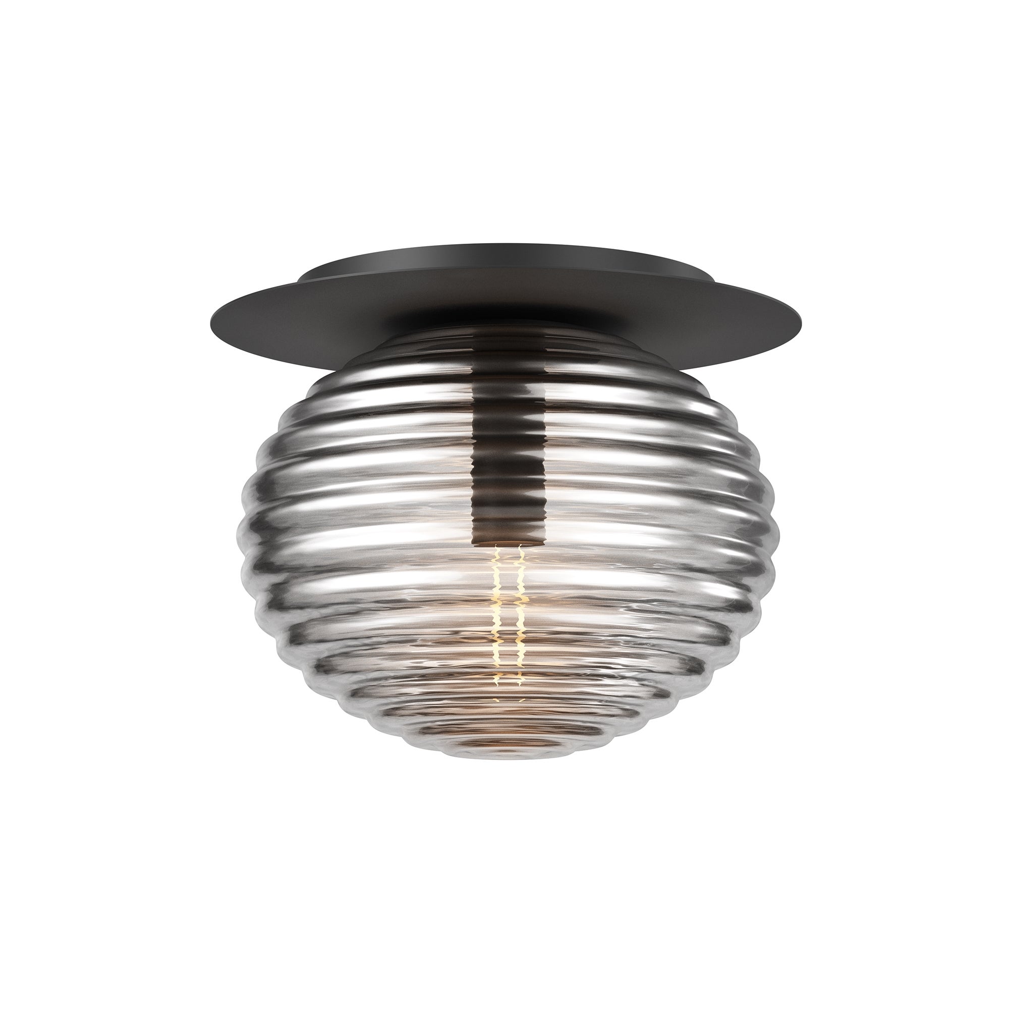 Lampa sufitowa wisząca Reels czarno-przezroczysta 1xE27x60W wym: 28 x 35 x 35 cm metal Maytoni