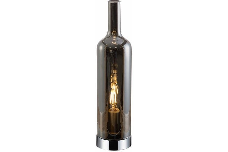 Lampa stołowa dekoracyjna w kształcie buletki dymiona Bottle 1xE14 40W REA532801-02 Reality
