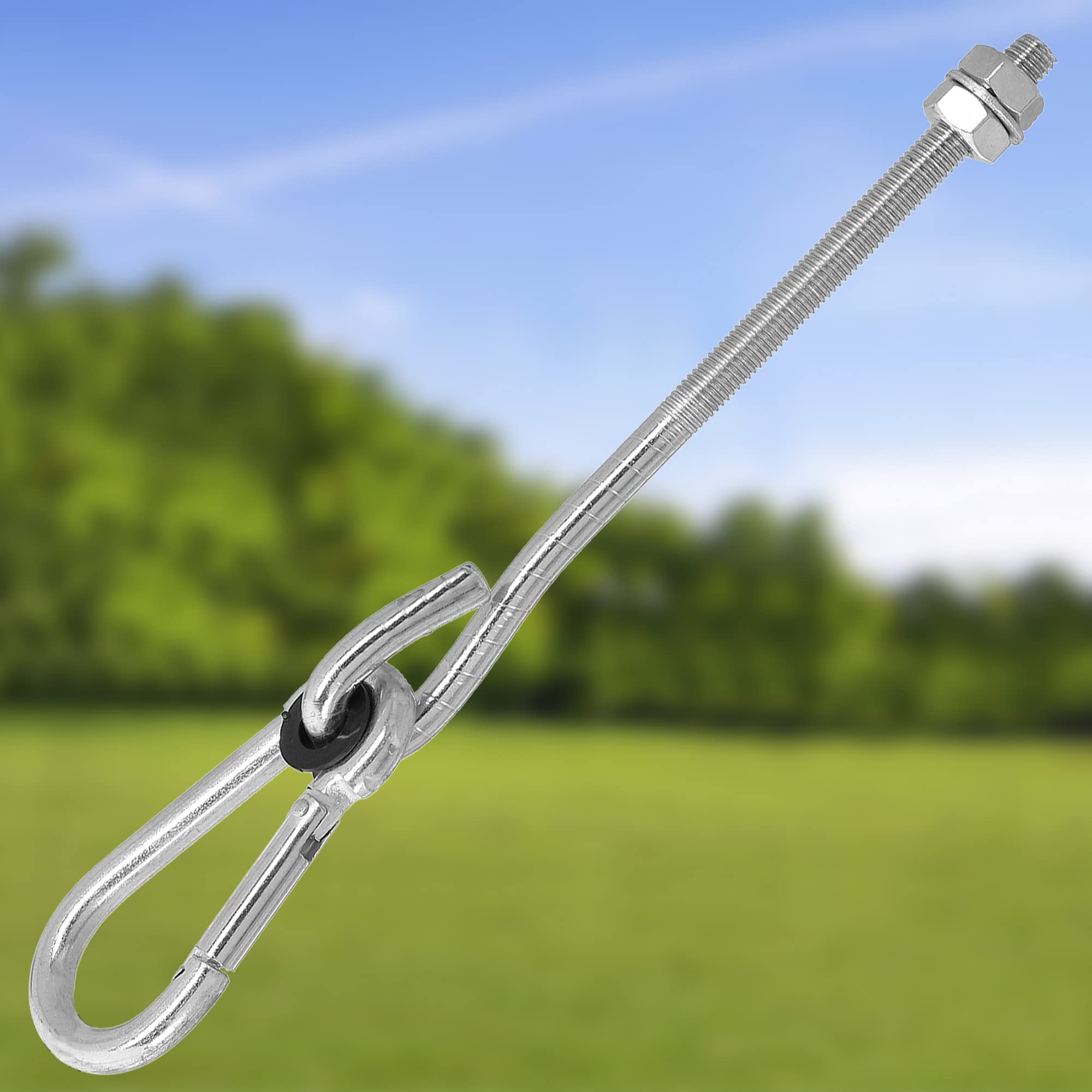 Crochet de Balançoire M10 Boulon, Mousqueton Galvanisé, Balançoire Mousqueton - KOTARBAU - 7