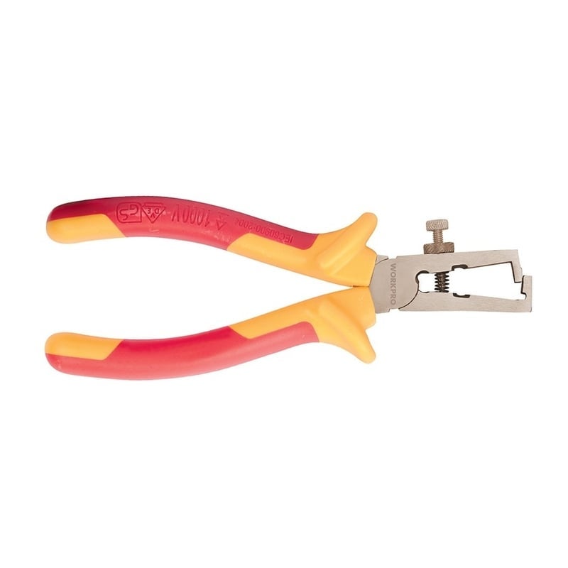Cleste de dezizolat Workpro W095004, 160 mm, 1000 V