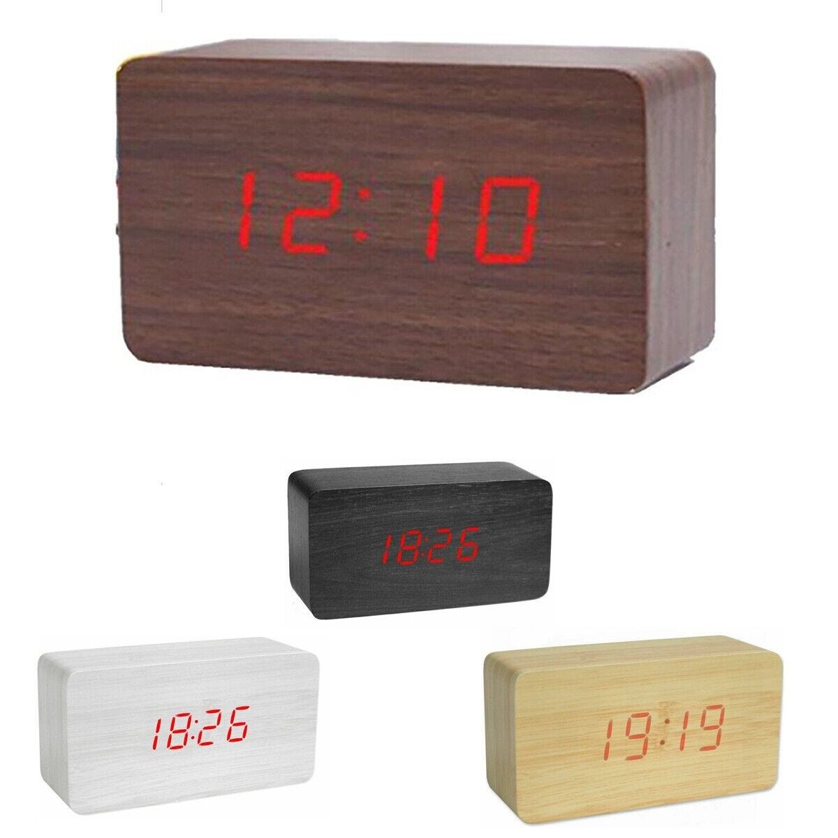QWINERN Sveglia a specchio a LED, monitoraggio di umidità e temperatura, orologio elettronico,luminosità regolabile, alimentazione tramite USB,verde | Leroy Merlin QWINERN Sveglia a specchio a LED, monitoraggio di umidità e temperatura, orologio elettronico,luminosità regolabile, alimentazione tramite USB,verde | Leroy Merlin