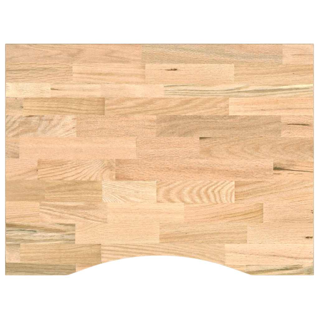 Établi en chêne massif 80x60x(71,5-98) cm - COMFORTXL - 8