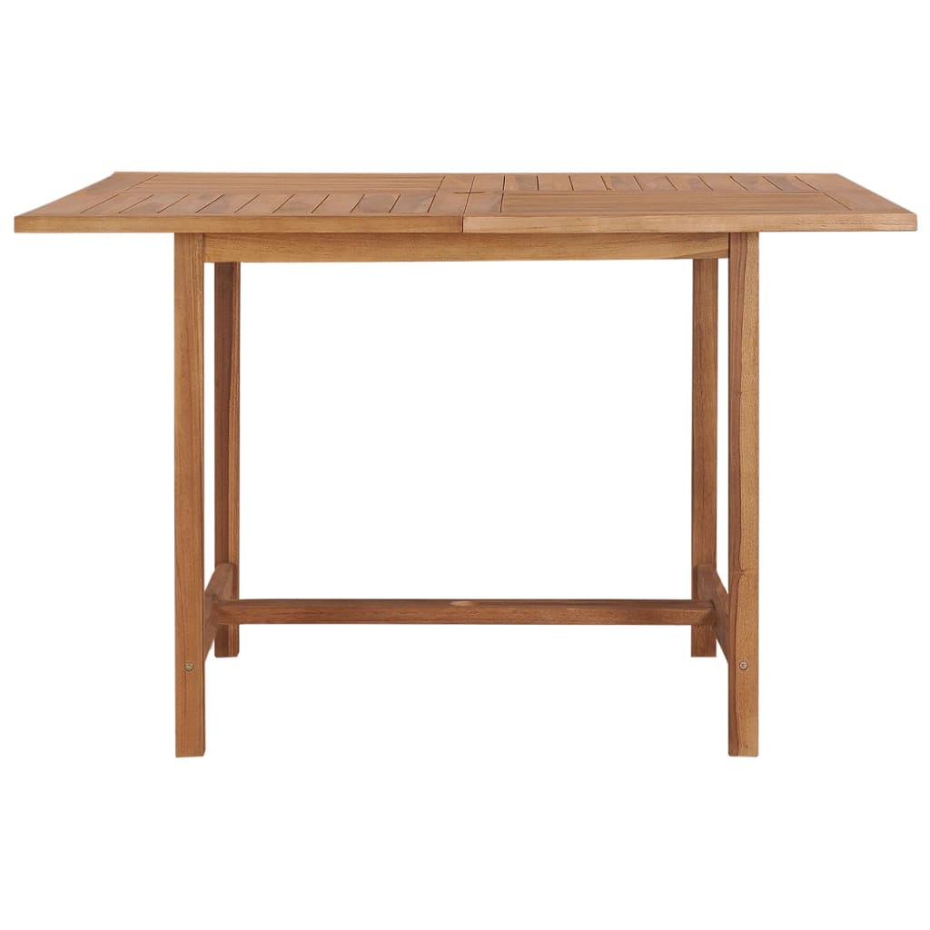Table à manger de jardin rectangulaire en bois Marron 4 places - 8