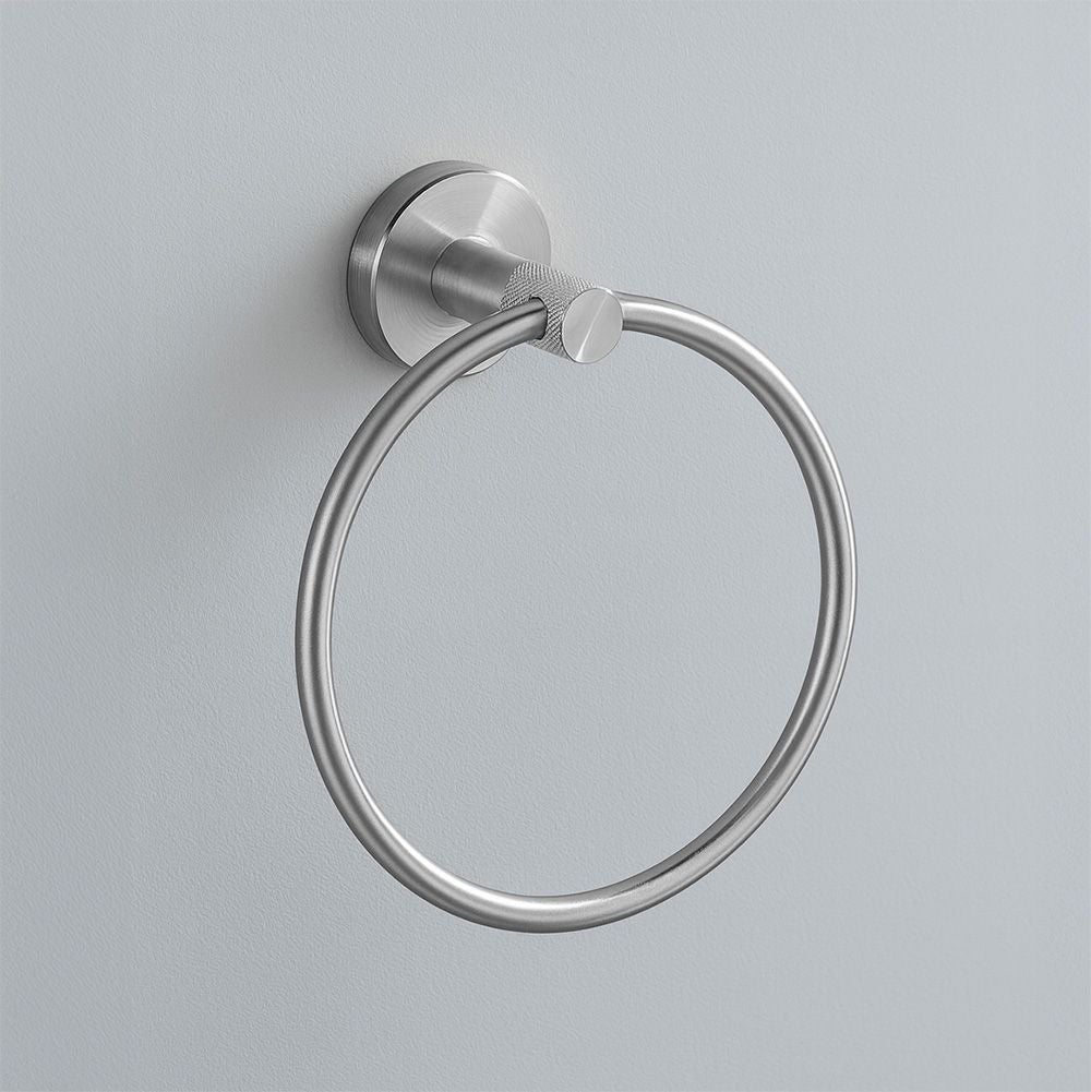Wieszak łazienkowy RING 6610 Modern Nikiel Szczotkowany - 4