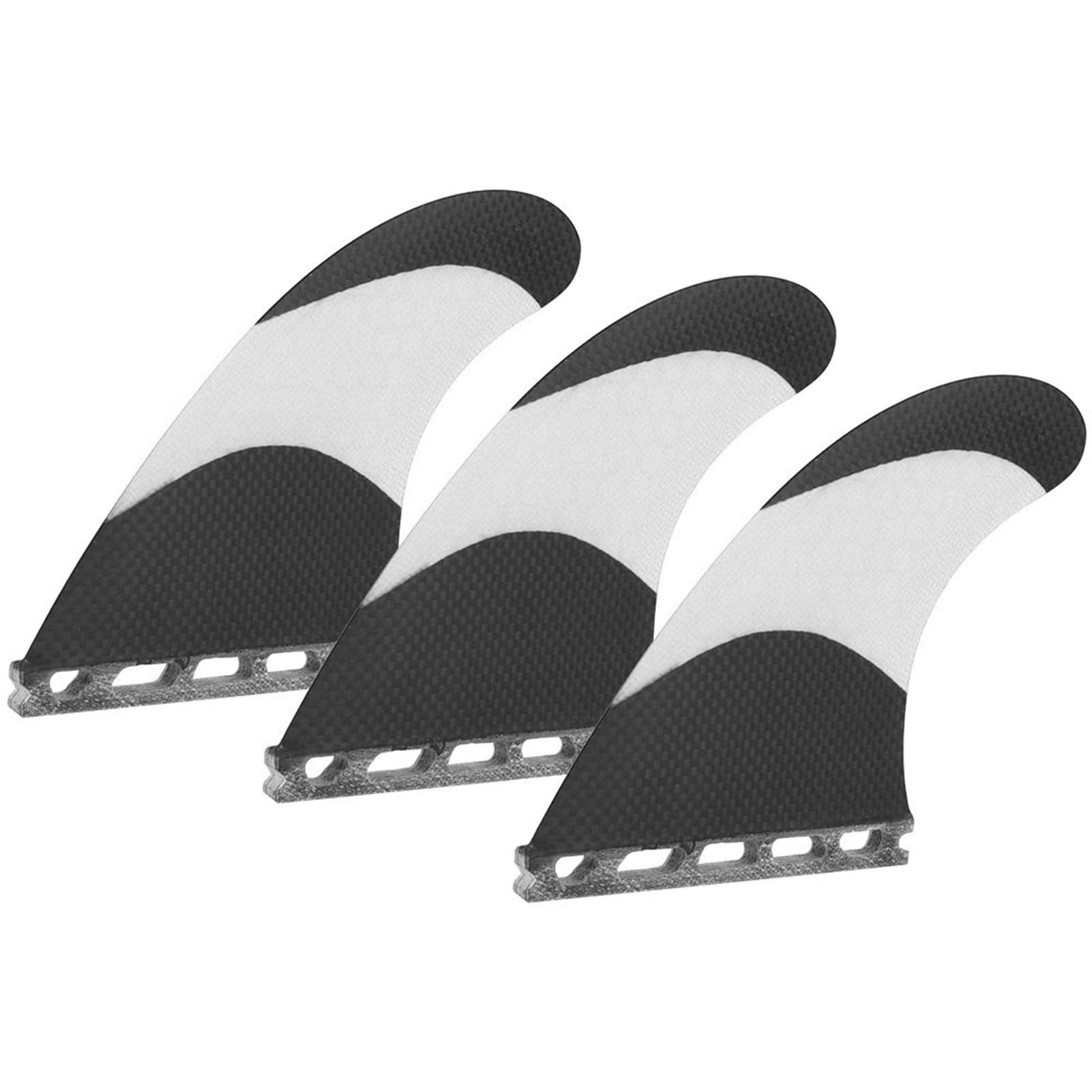 Ailerons De Kayak PVC Noir - Lot De 2 (robustes, Environ 19cm) - Neuf