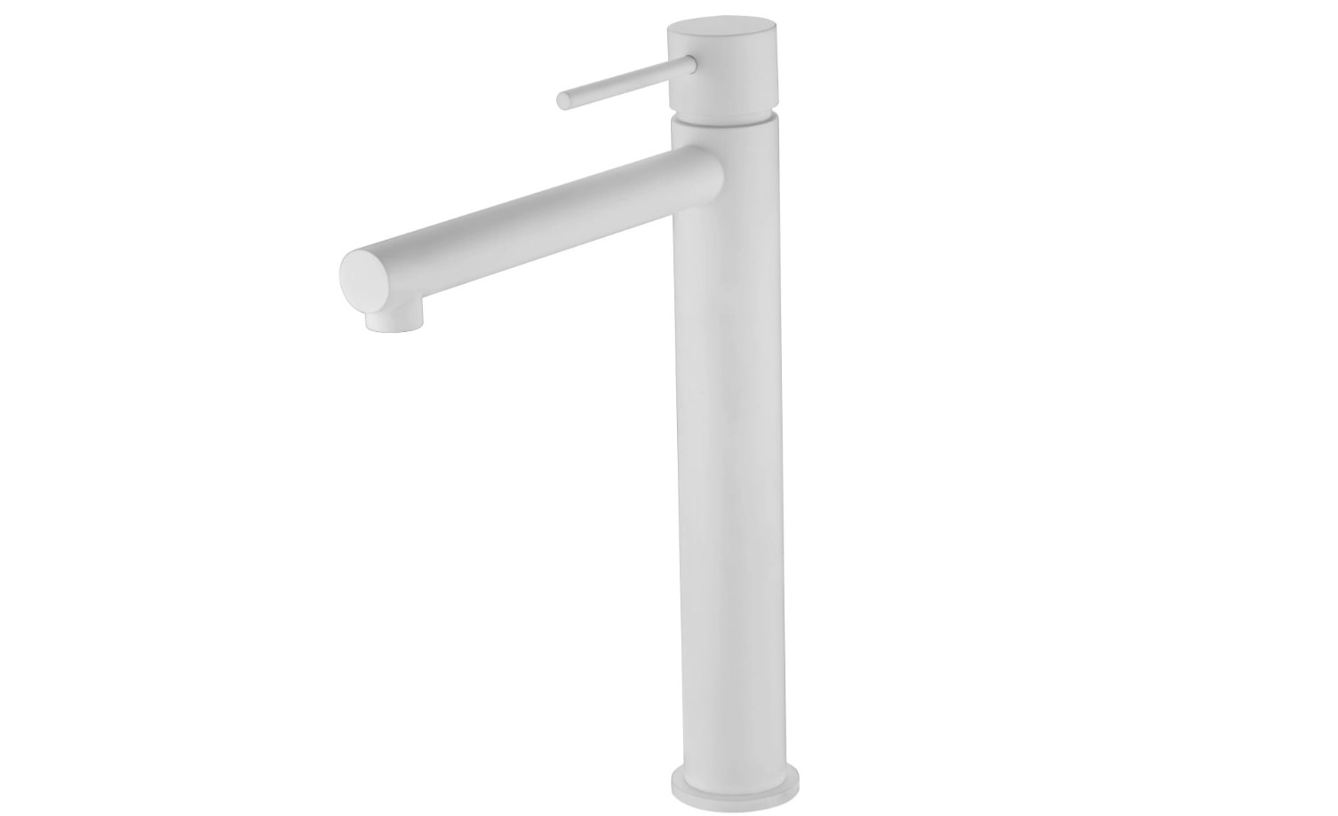 Robinet De Lavabo Panama Blanc Mat - Mitigeur Monocommande - Laiton - Neuf