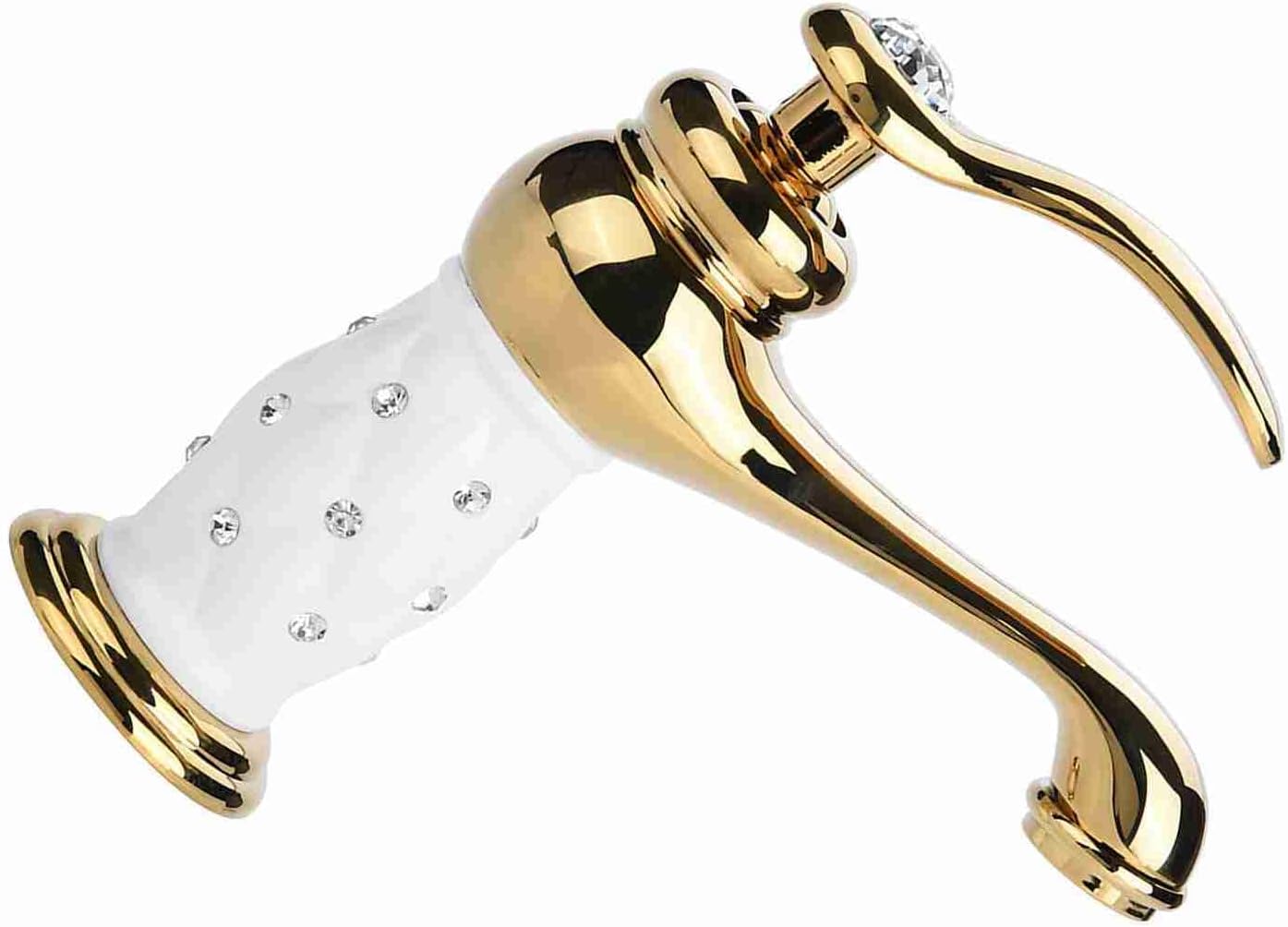 Bateria umywalkowa mieszaczowa z innymi akcesoriami, bateria umywalkowa z litego mosiądzu do łazienki, nowoczesny design, chromowana miedziana bateria