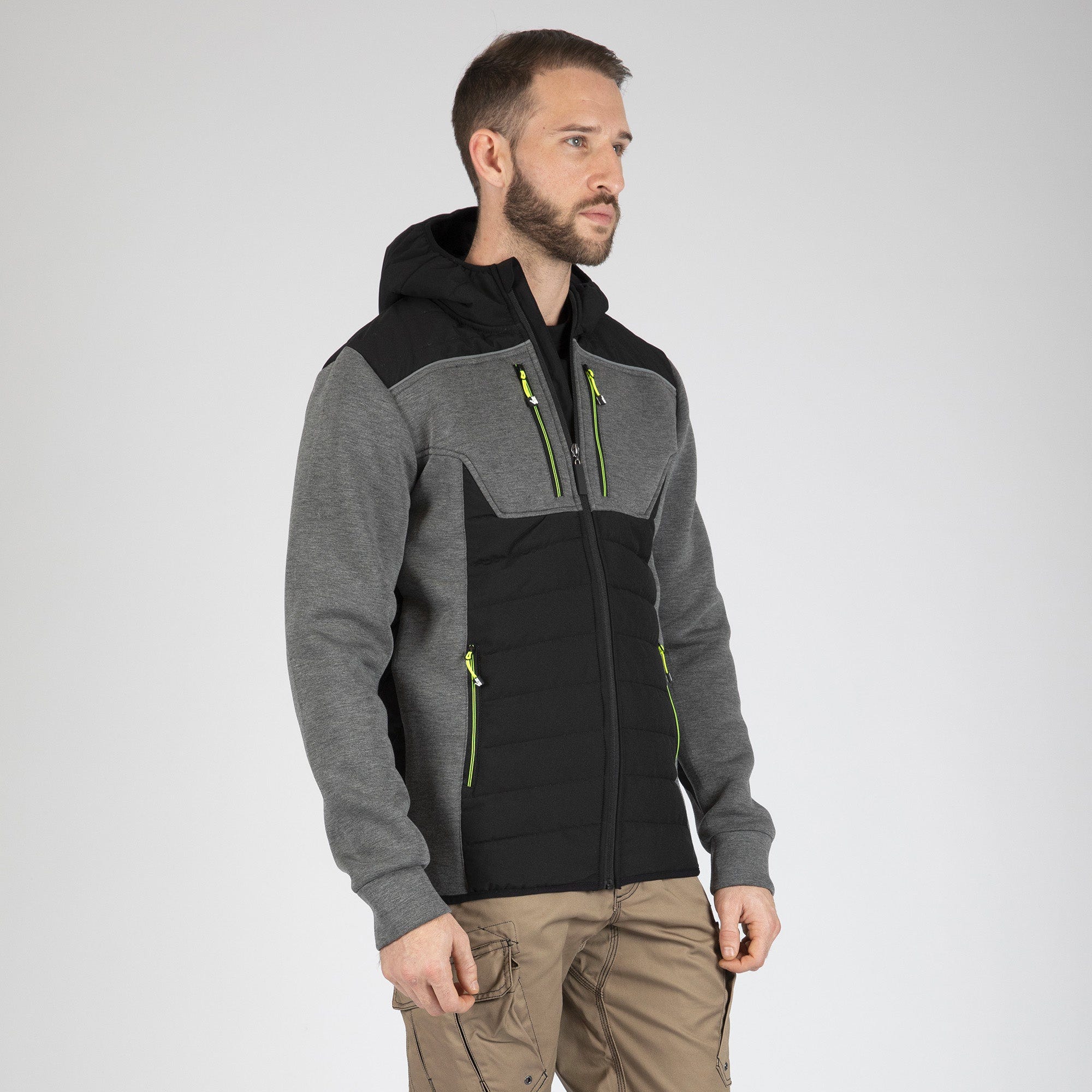 HIRO BLOUSON DE TRAVAIL 1134 Gris Noir M Leroy Merlin