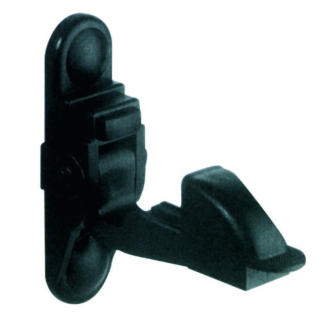Arrêt automatique de volet battant composite noir pour épaisseur 6 à 145 mm - TORBEL INDUSTRIE