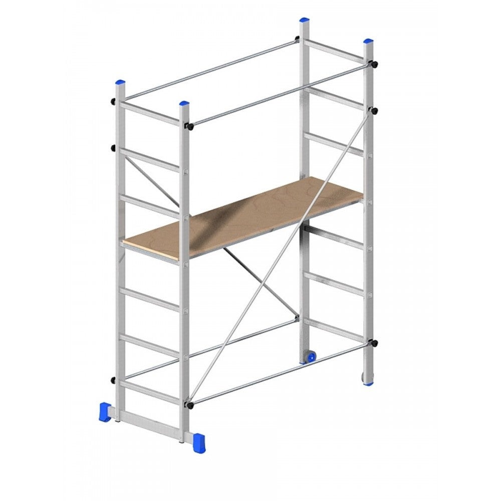 Échafaudage en aluminium Step Up Labor H210 – Zone de travail de 3 m - 2