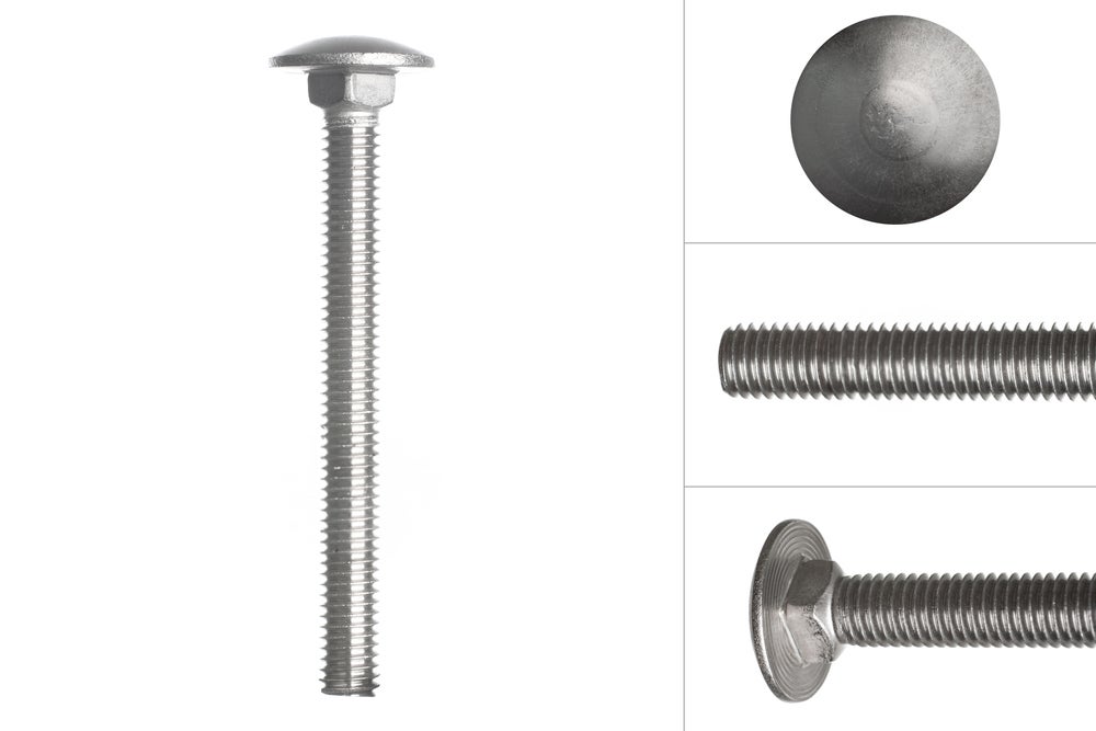 M6 6mm Metric 316 Stainless Steel U Bolts Round Bend U-Bolt U Clamp A4-70