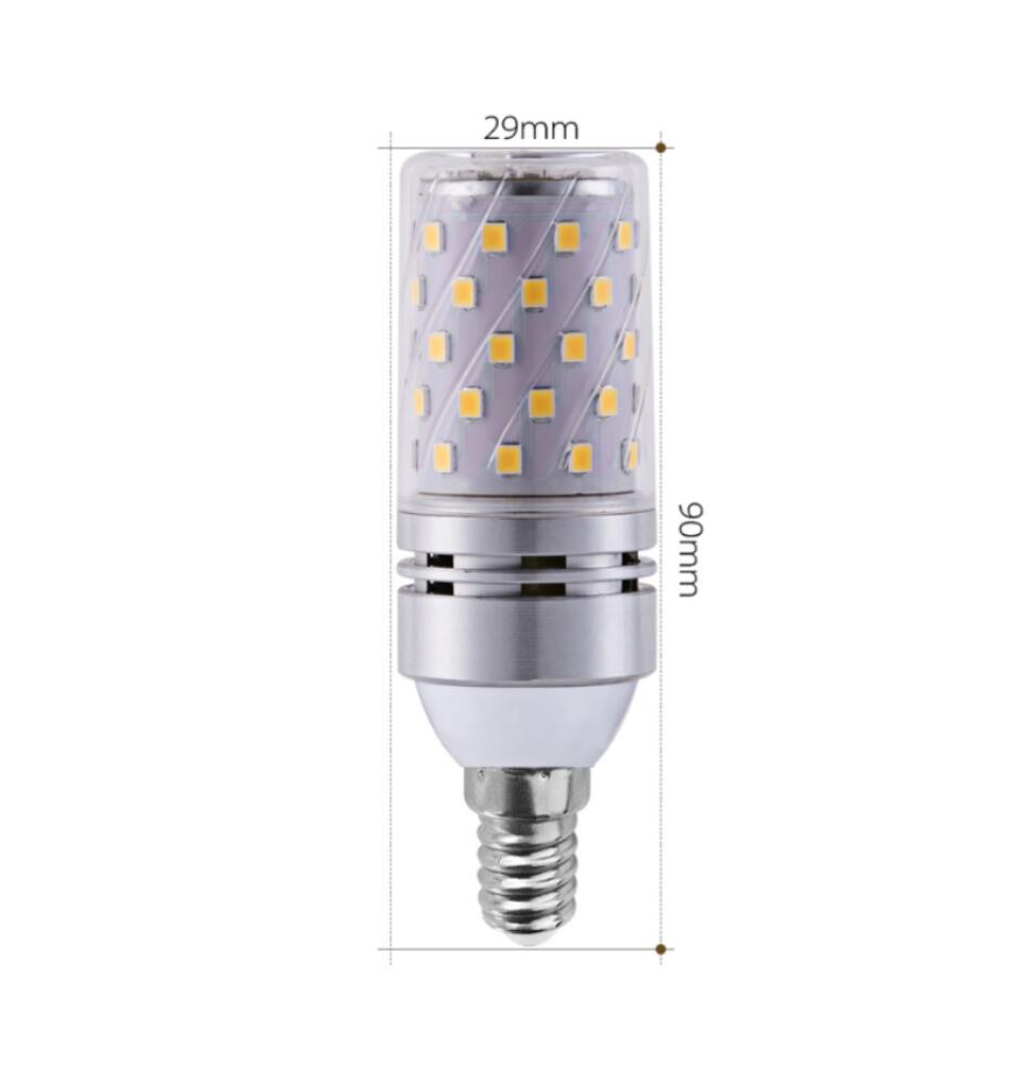 Lot de 4 Ampoule LED E27 Blanc Froid 12W Équivalent Éclairage 100W Ampoules LED Intérieur 6000k 1450lm Sans Scintillement Gros Culot à Vis E27 Maïs - 5