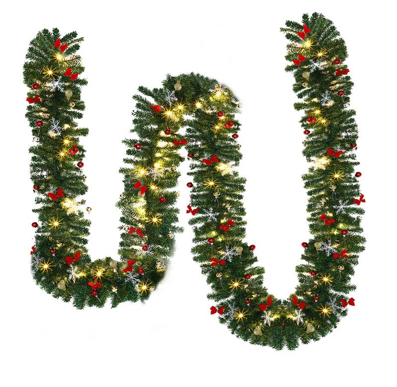 1x Guirlande De Noel De Artificielles Décoration 5m 100LEDs De Guirlande En Sapin Artificiel Decorations Avec Ornementation Telecommandes 93583581 1x Guirlande De Noel De Artificielles Décoration 5m 100LEDs De Guirlande En Sapin Artificiel Decorations Avec Ornementation Telecommandes 93583581