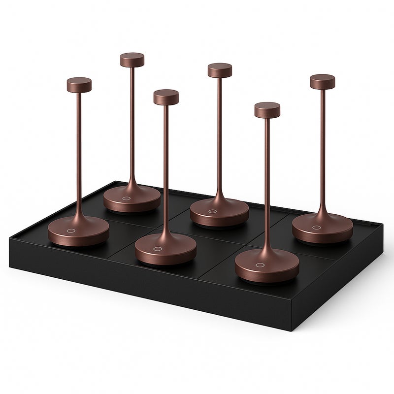 Lampa stołowa RUBY + podstawa ładująca