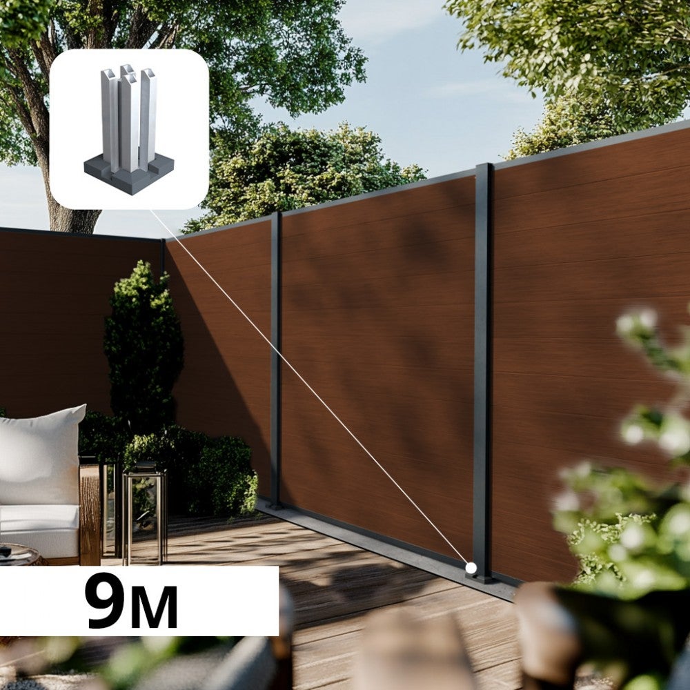 Rotolo Corda In Poliestere Composito 3/4 X 330 Cm Con 50 Fibbie Metalliche - Resistenza A Rottura 1088 Kg Per Fissaggi E Reggiture