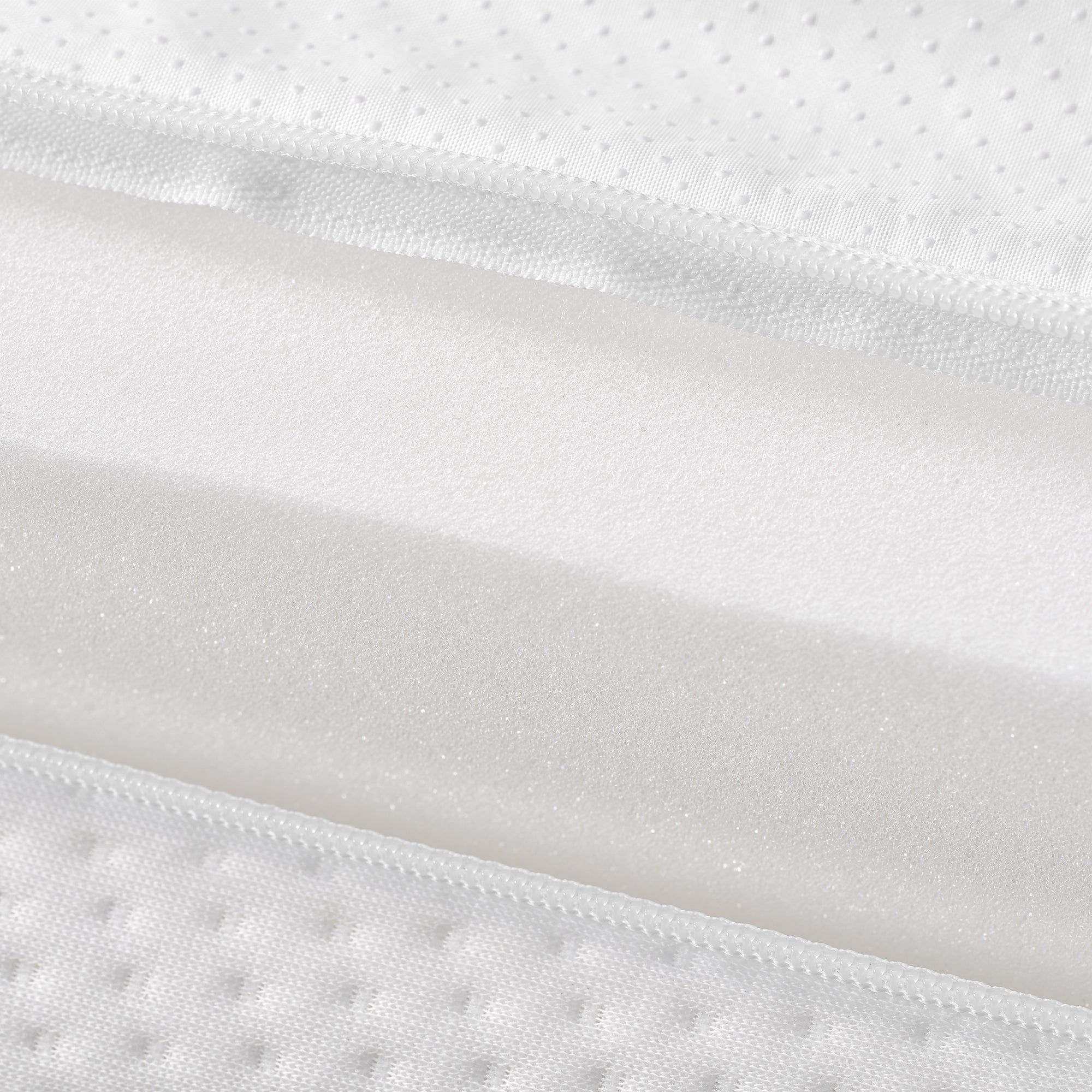 Materac 90 x 200 cm, pianka o grubości 16 cm - gąbka H3 - certyfikat Oeko-Tex - Biały - 7