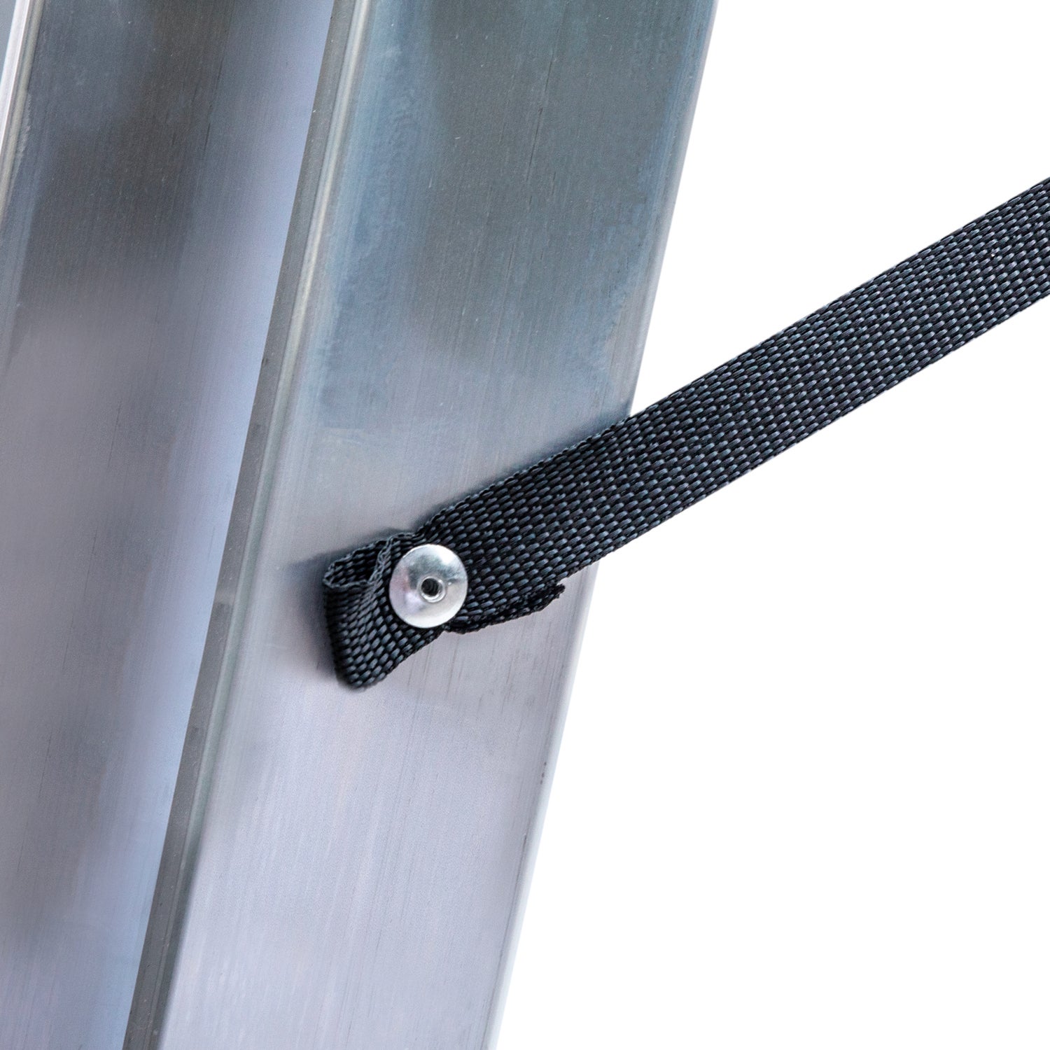 HOSTRÖM Escabeau 6 marches DURAMP sécurisé avec rampes, tablette porte-outils, marchepied pliable aluminium, hauteur plateforme 119cm, garantie 5 ans - 8