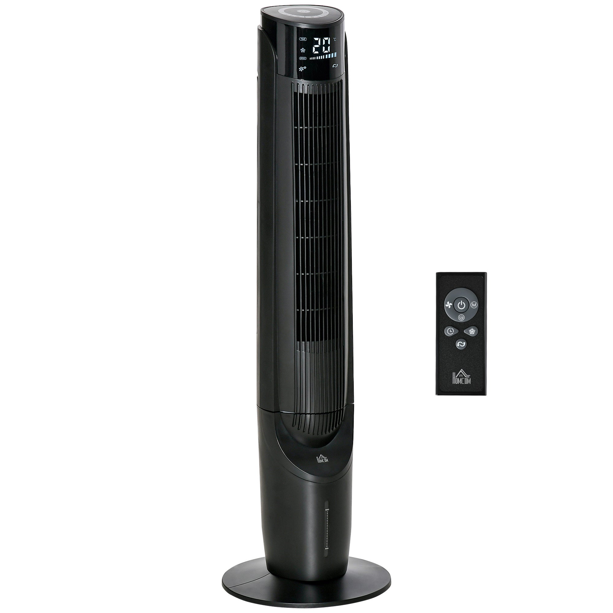 Ventilateur Colonne Avec Rafraîchisseur Et Humidificateur – 40W, 3 Vitesses, Réservoir 2,5L, Pour Pièces Jusqu'à 15 M² - 9