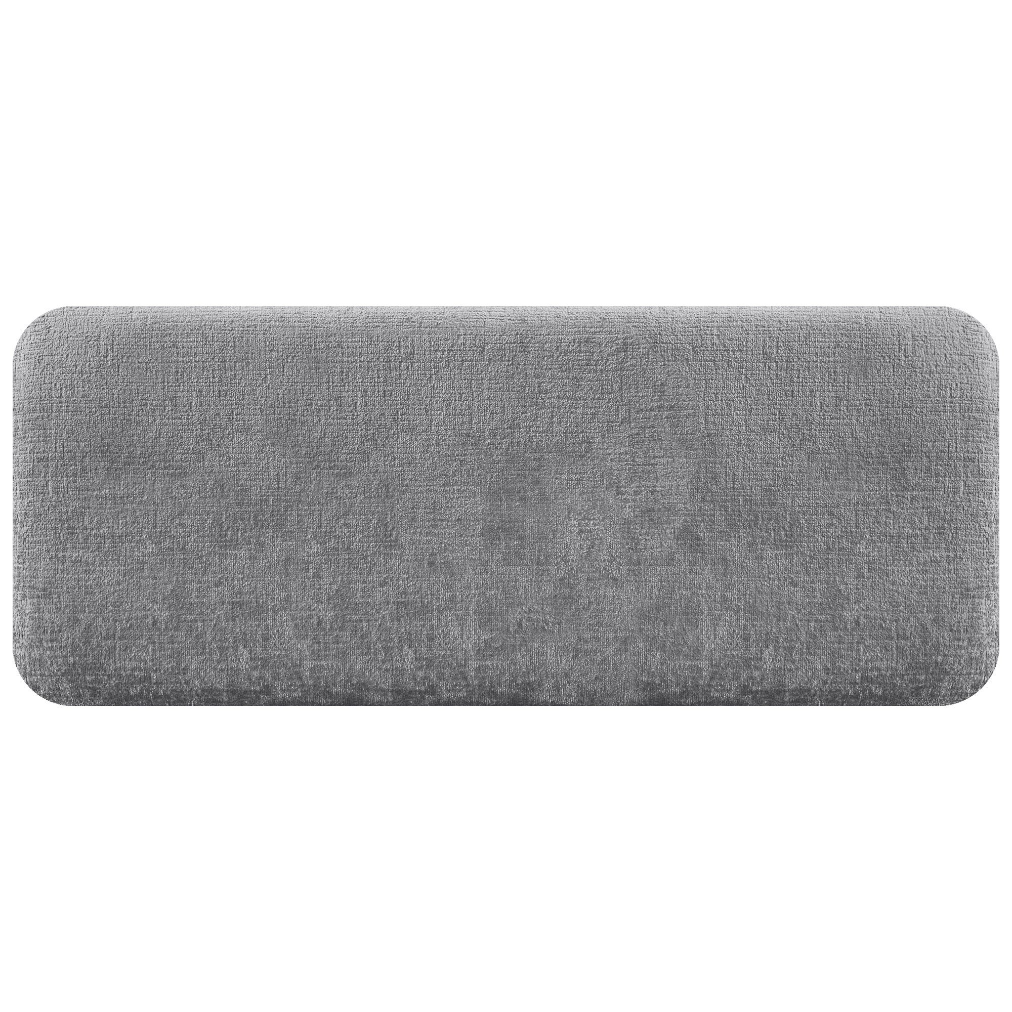DHOME Cabecero Tapizado en Lana Liso Redondeado para Pared Acústicos Cabeceros Absorbentes Cabezal Cama Dormitorio (Gris, 160cm) - 2