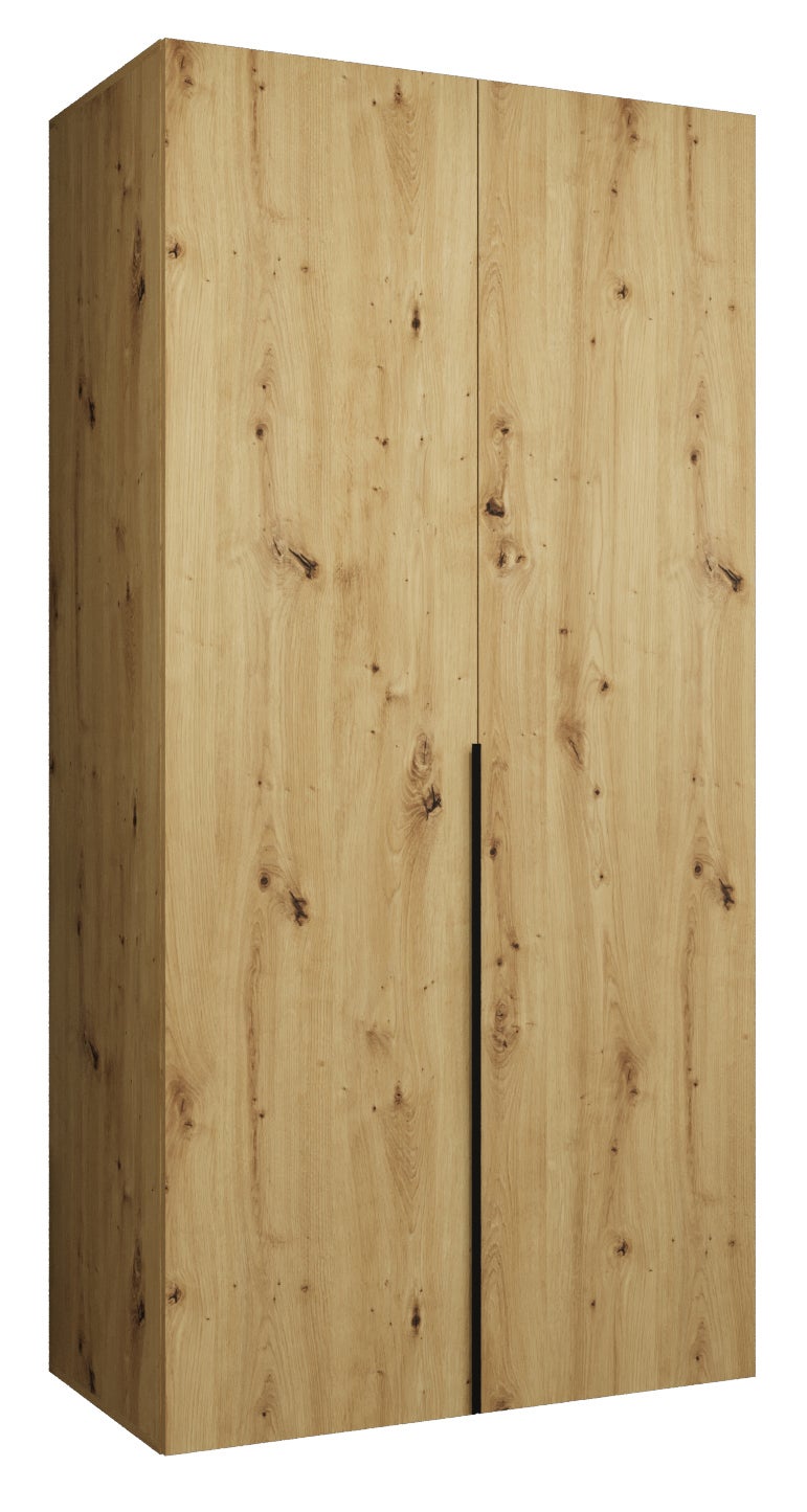 Szafa uchylna otwierana Alicante 1 100 x 52 x 202 cm artisan + u. czarny Abiks Meble