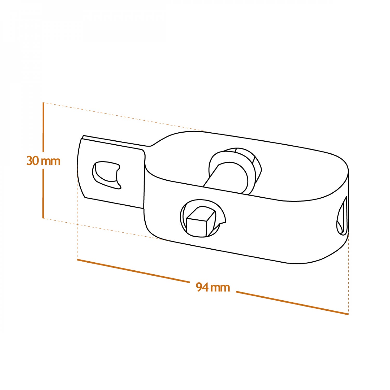 Tendeur en acier galvanisé plastifié N°2 pour fil de grillage ou autre - Vert - Linxor - 2