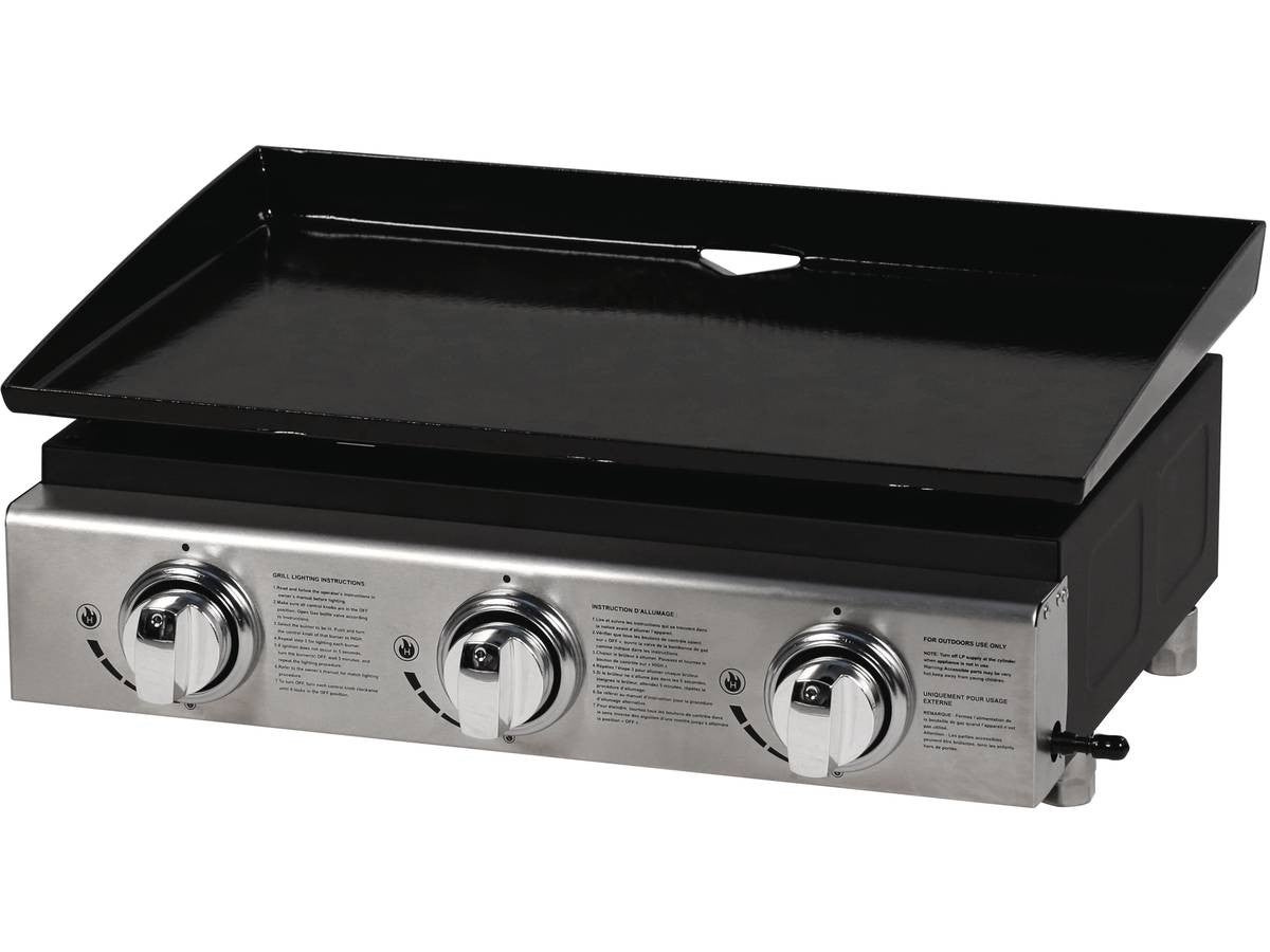 Mini grill gazowy "Presto 3" - 3 palniki - 7.5kW - Szary